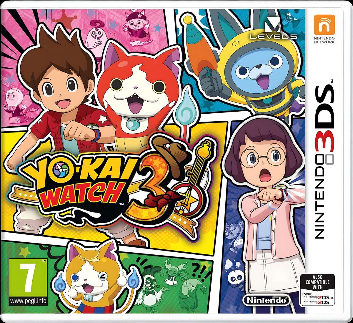 Das Cover von Yo-Kai Watch 3 für Nintendo 3DS