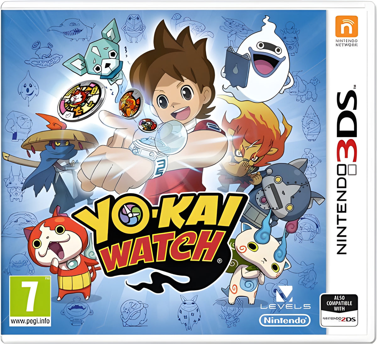 Das Cover von Yo-Kai Watch für Nintendo 3DS