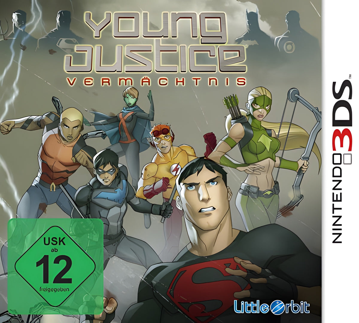 Das Cover von Young Justice: Vermächtnis für Nintendo 3DS